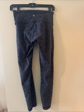 lululemon athletica Black with White Speckle Leggings